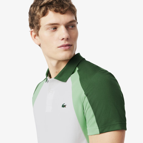 Polo Sport color-block imprimé