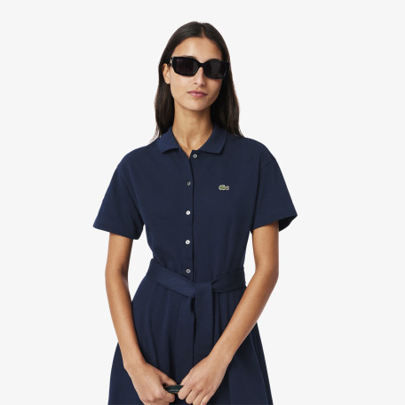 Robe polo évasée Petit Piqué