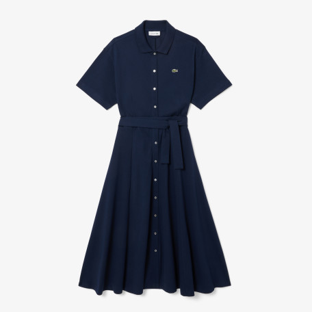 Robe polo évasée Petit Piqué