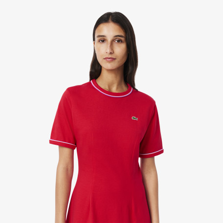 Robe t-shirt jersey: liserés