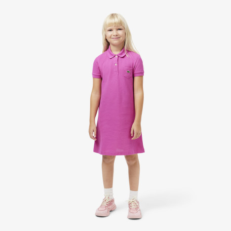 Robe polo en Piqué