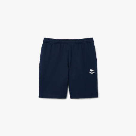 Short molleton de coton imprimé