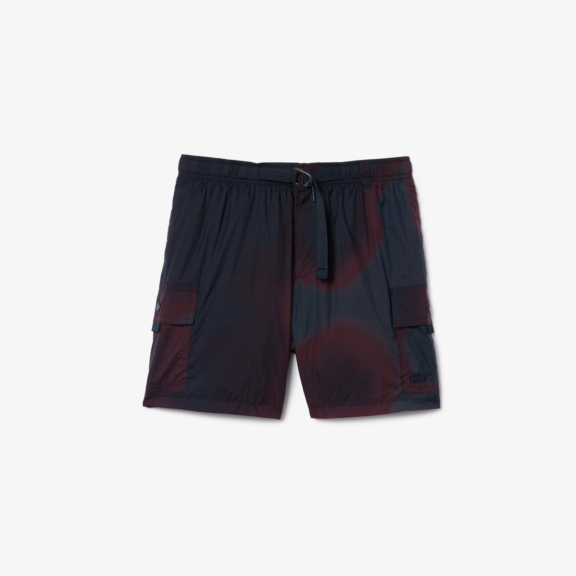 Short cargo en nylon imprimé dégradé