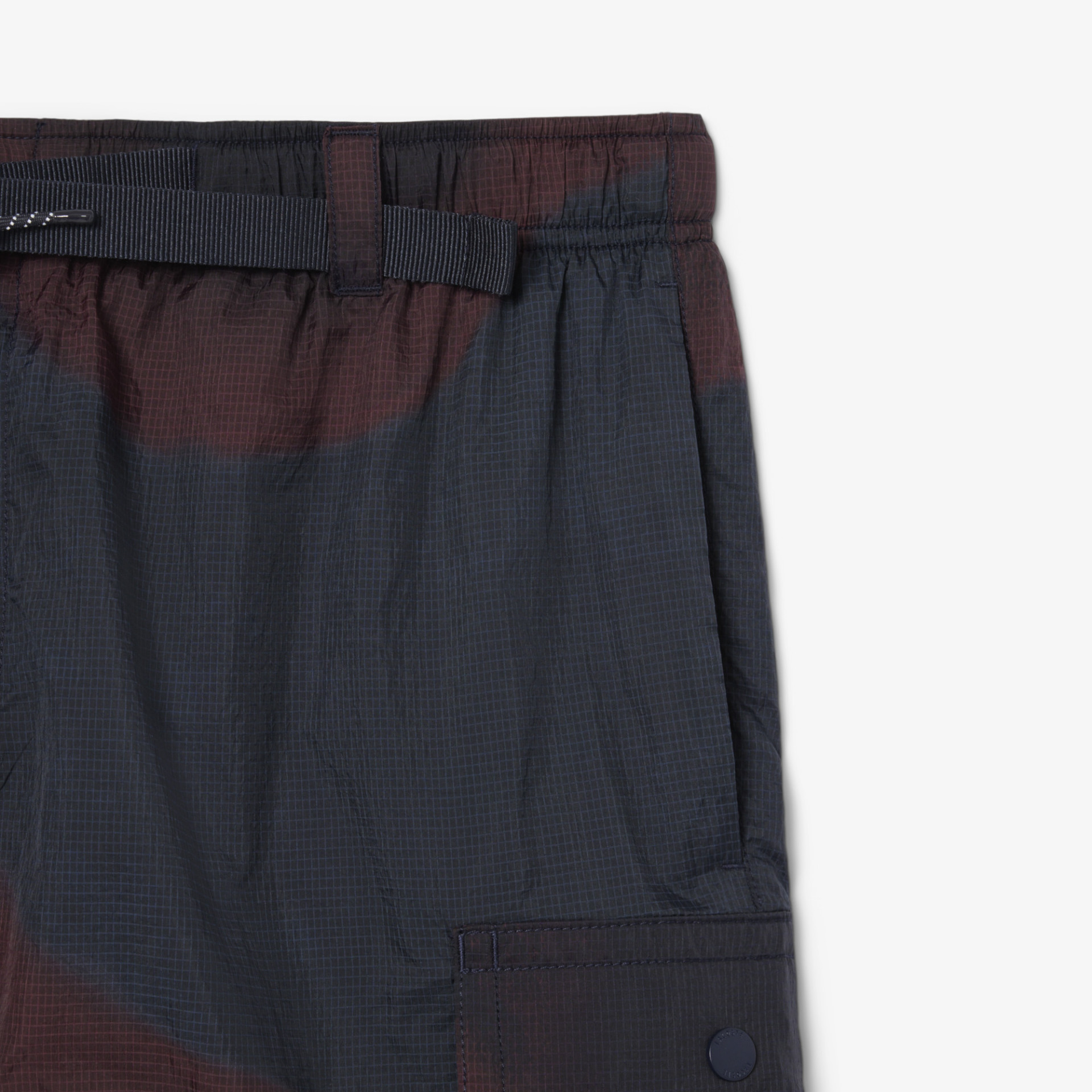 Short cargo en nylon imprimé dégradé