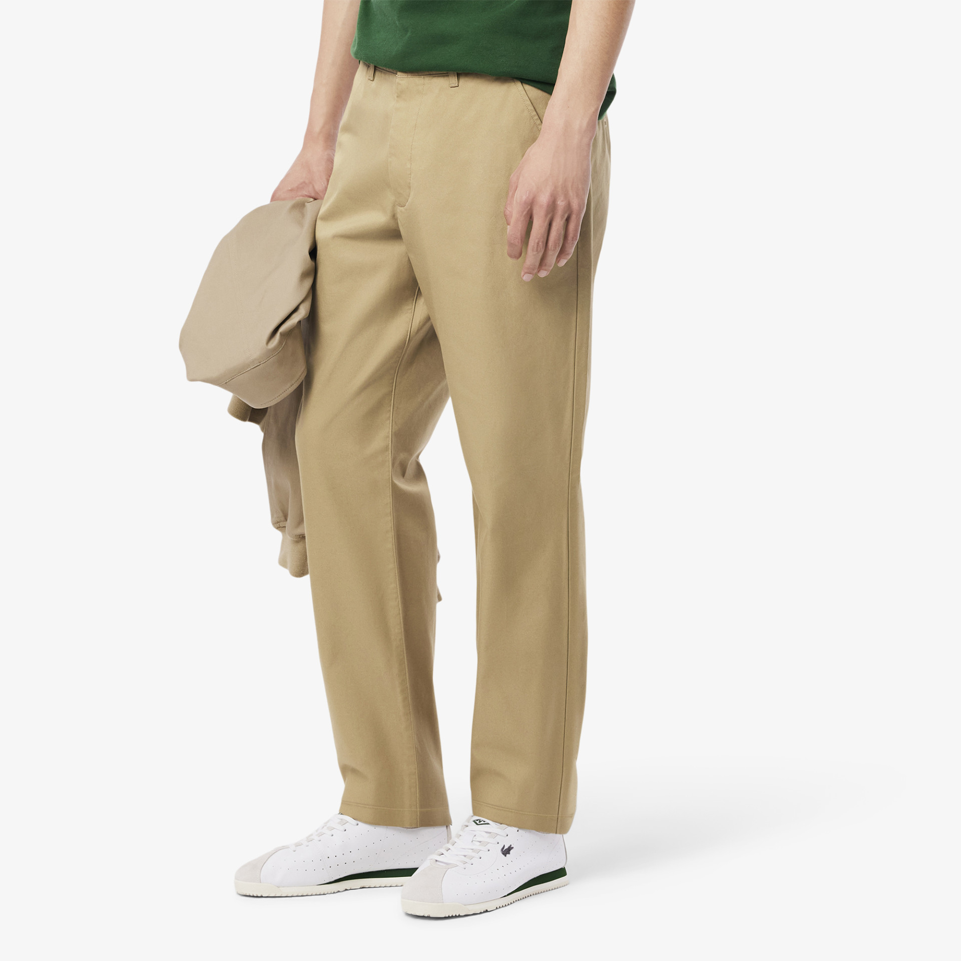 Pantalon chino en coton regular fit