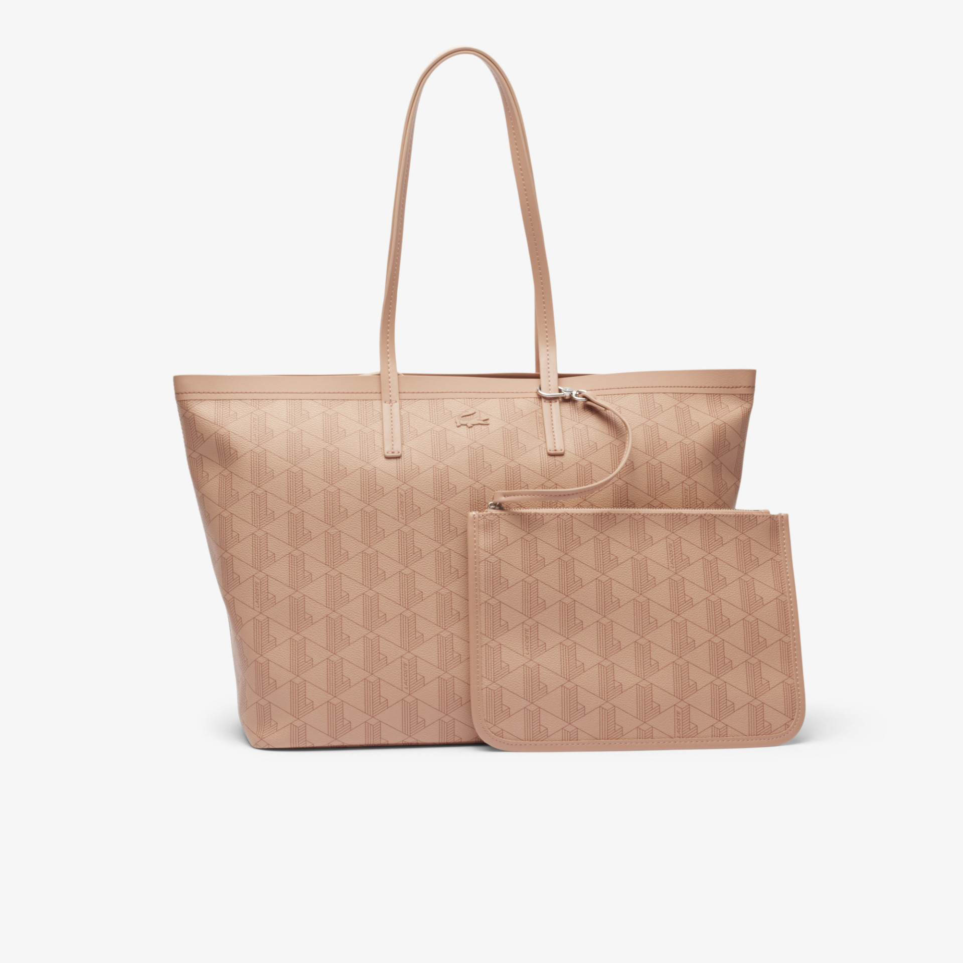 Sac cabas Zely grainé avec pochette