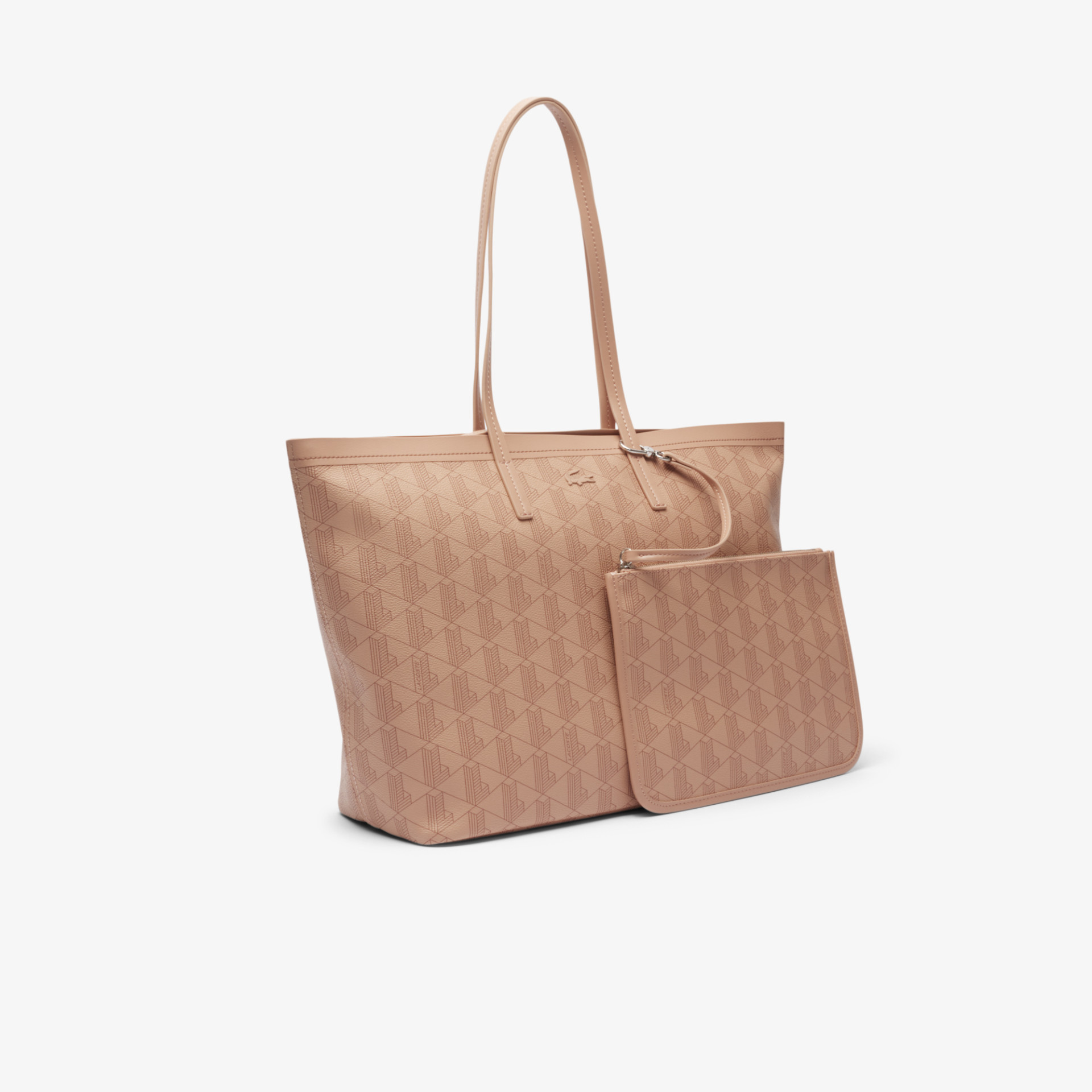 Sac cabas Zely grainé avec pochette