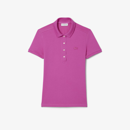 Polo L.12.D slim fit en mini Piqué stretch