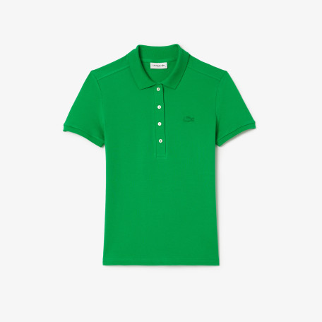 Polo L.12.D slim fit en mini Piqué stretch