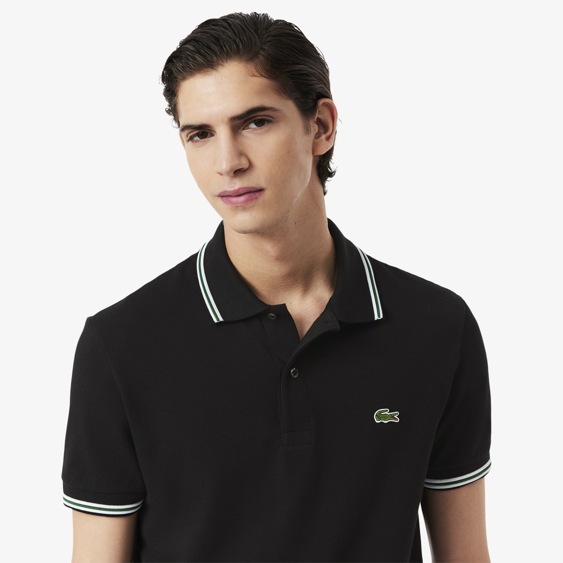 Polo L.12.12 regular fit liserés