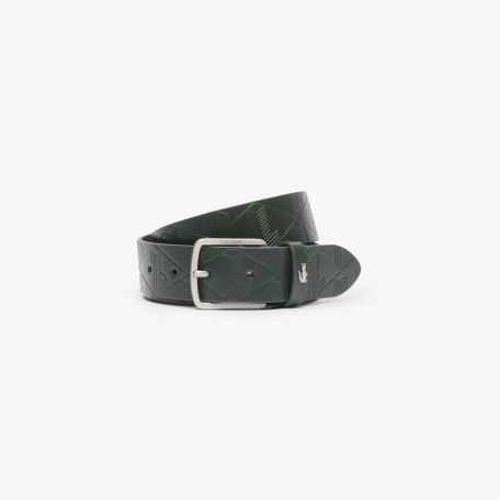 Ceinture en cuir monogramme