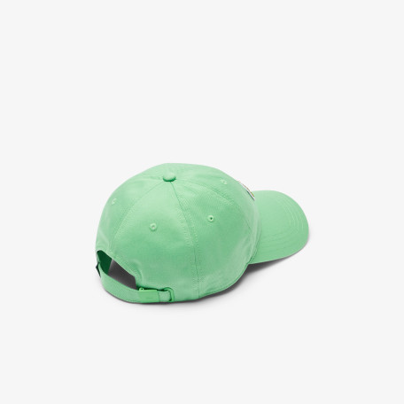 Casquette twill de coton badge Crocodile