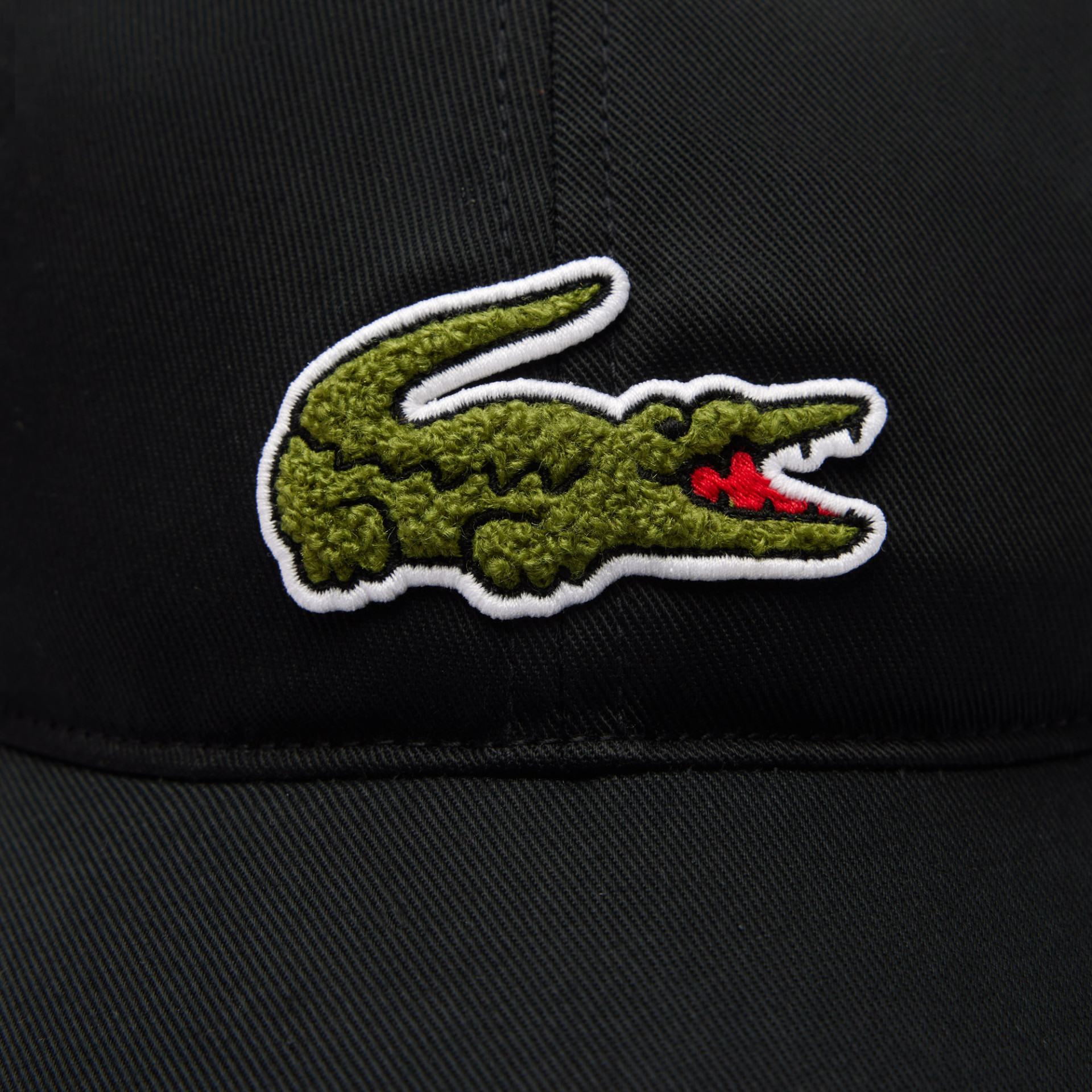 Casquette twill de coton badge Crocodile