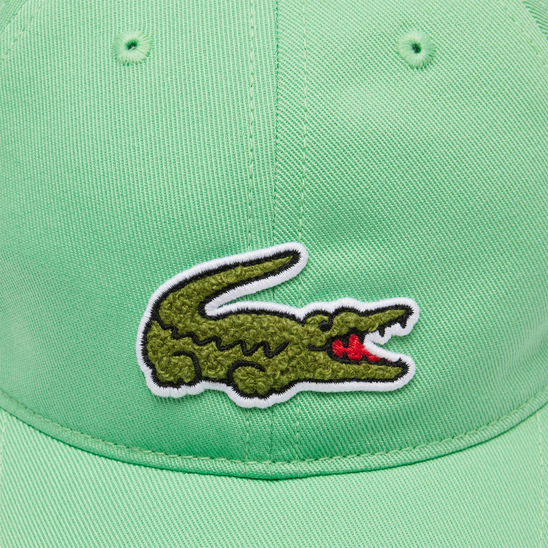 Casquette twill de coton badge Crocodile