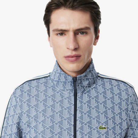 Veste de survêtement zippée Paris jacquard