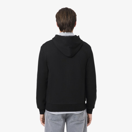 Sweatshirt zippé classic fit molleton