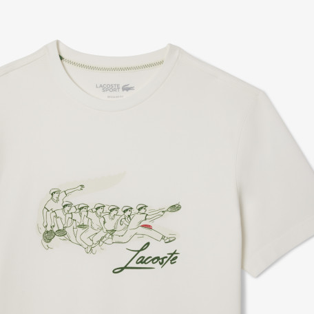 T-shirt Tennis Héritage imprimé René Lacoste