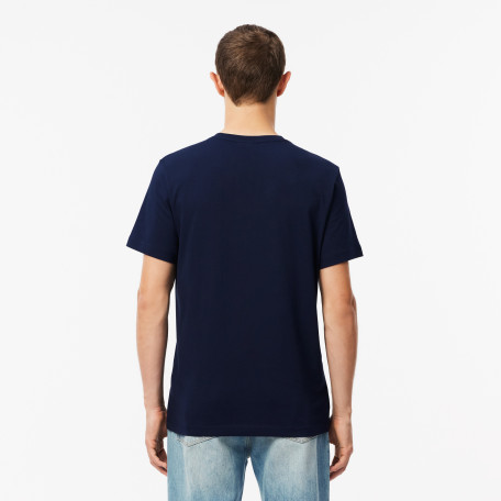 T-shirt coton col V