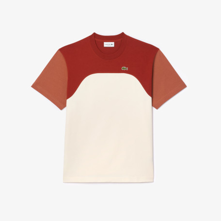 T-shirt color-block jersey de coton