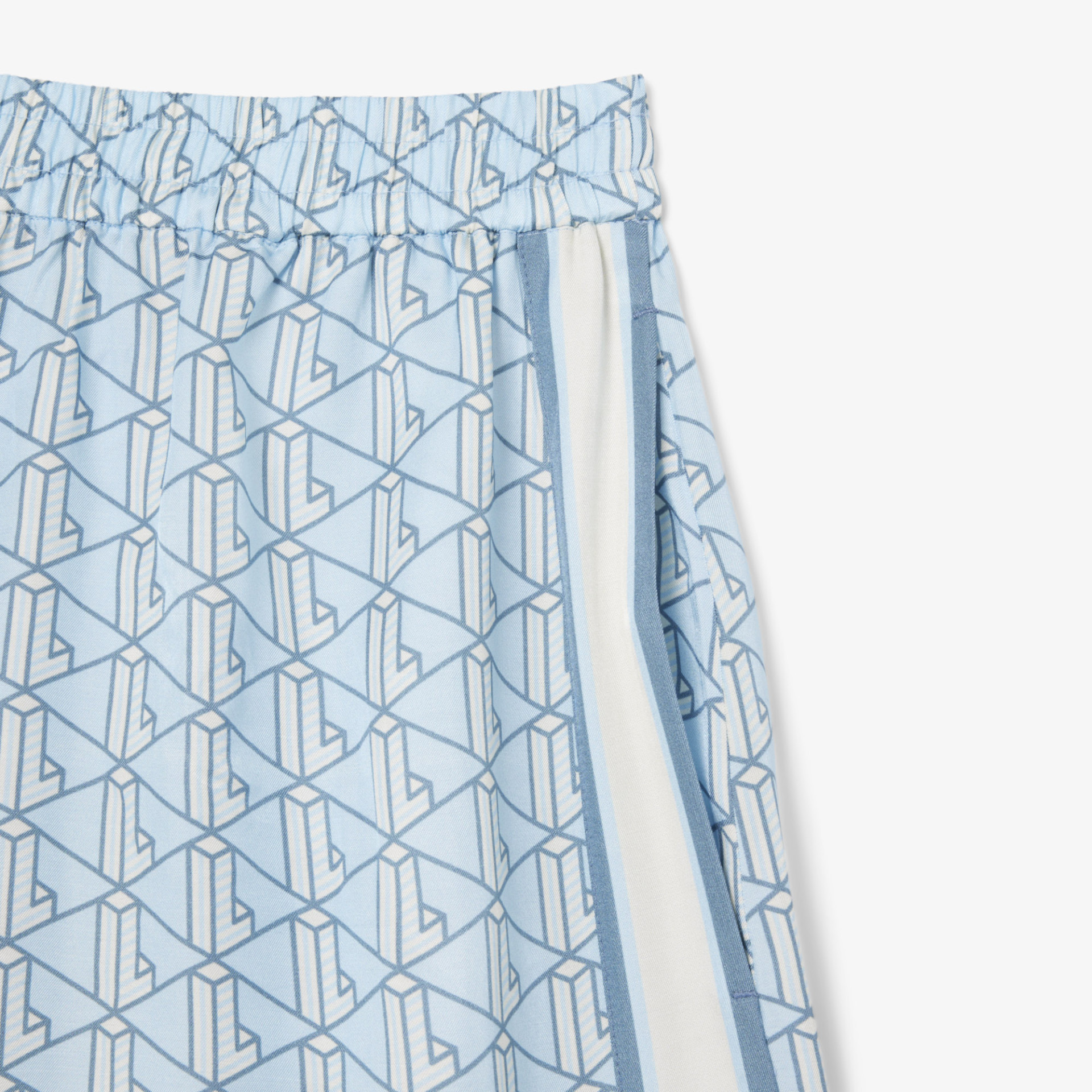 Short fluide imprimé monogramme