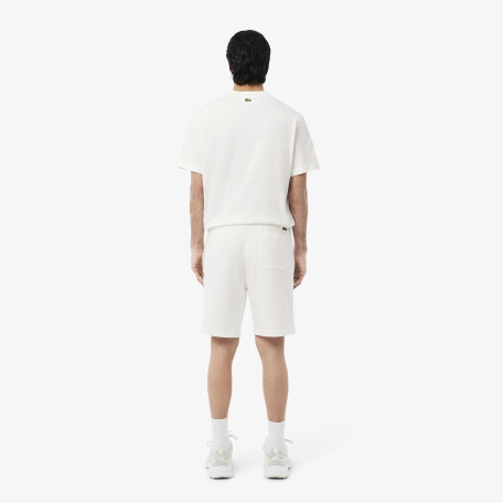 Short molleton de coton graphique