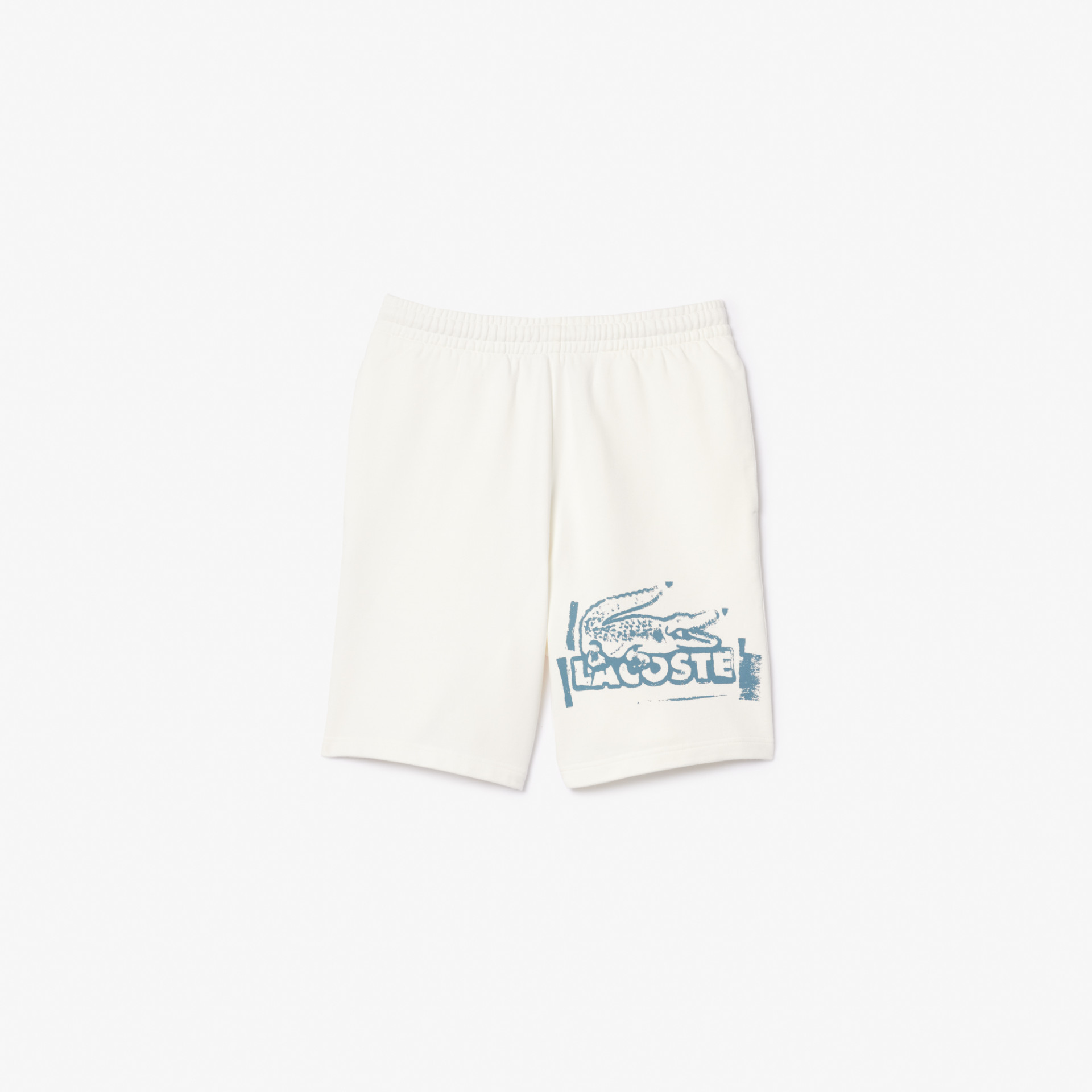 Short molleton de coton graphique