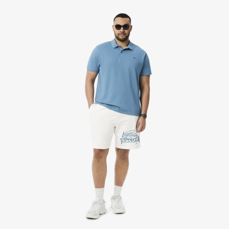 Short molleton de coton graphique