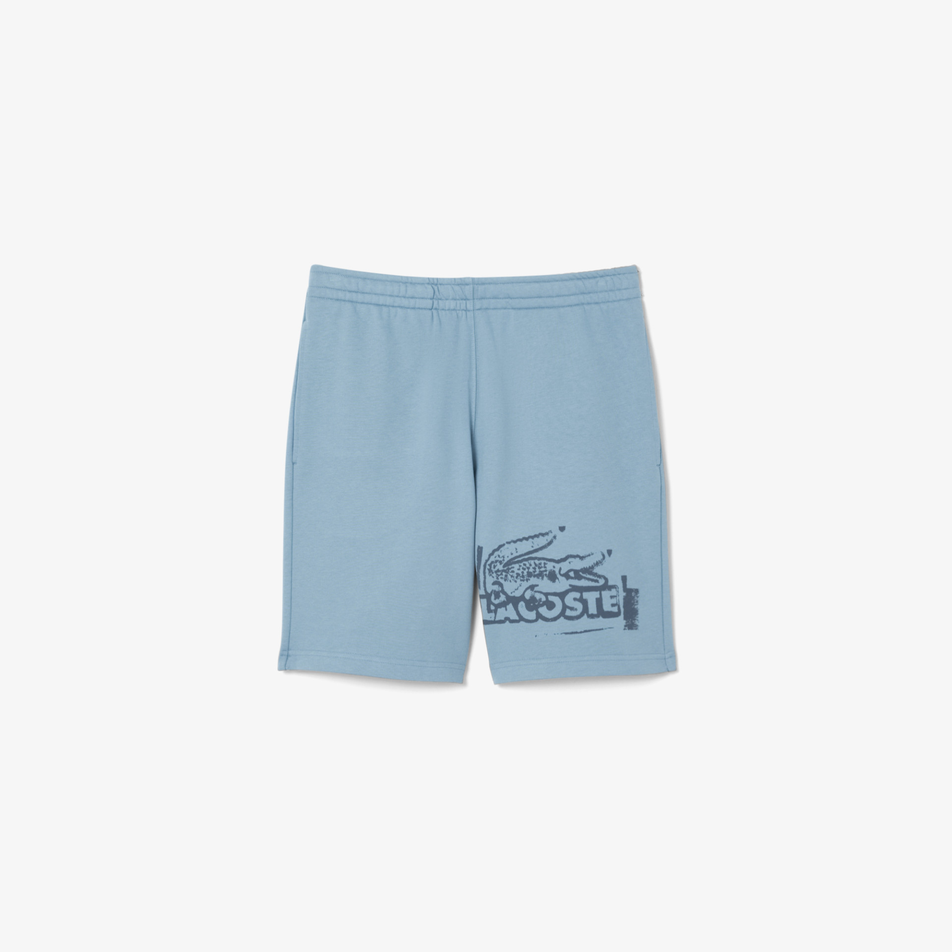 Short molleton de coton graphique