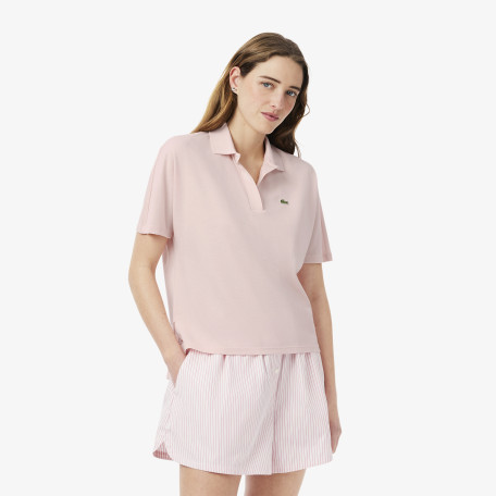 Polo relaxed fit Piqué fluide