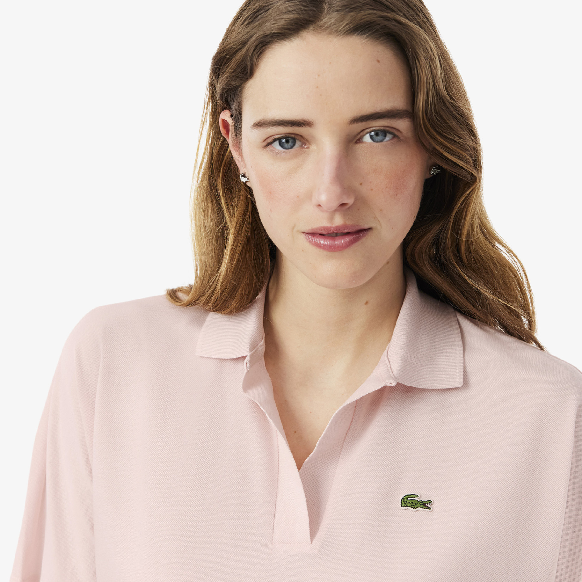 Polo relaxed fit Piqué fluide