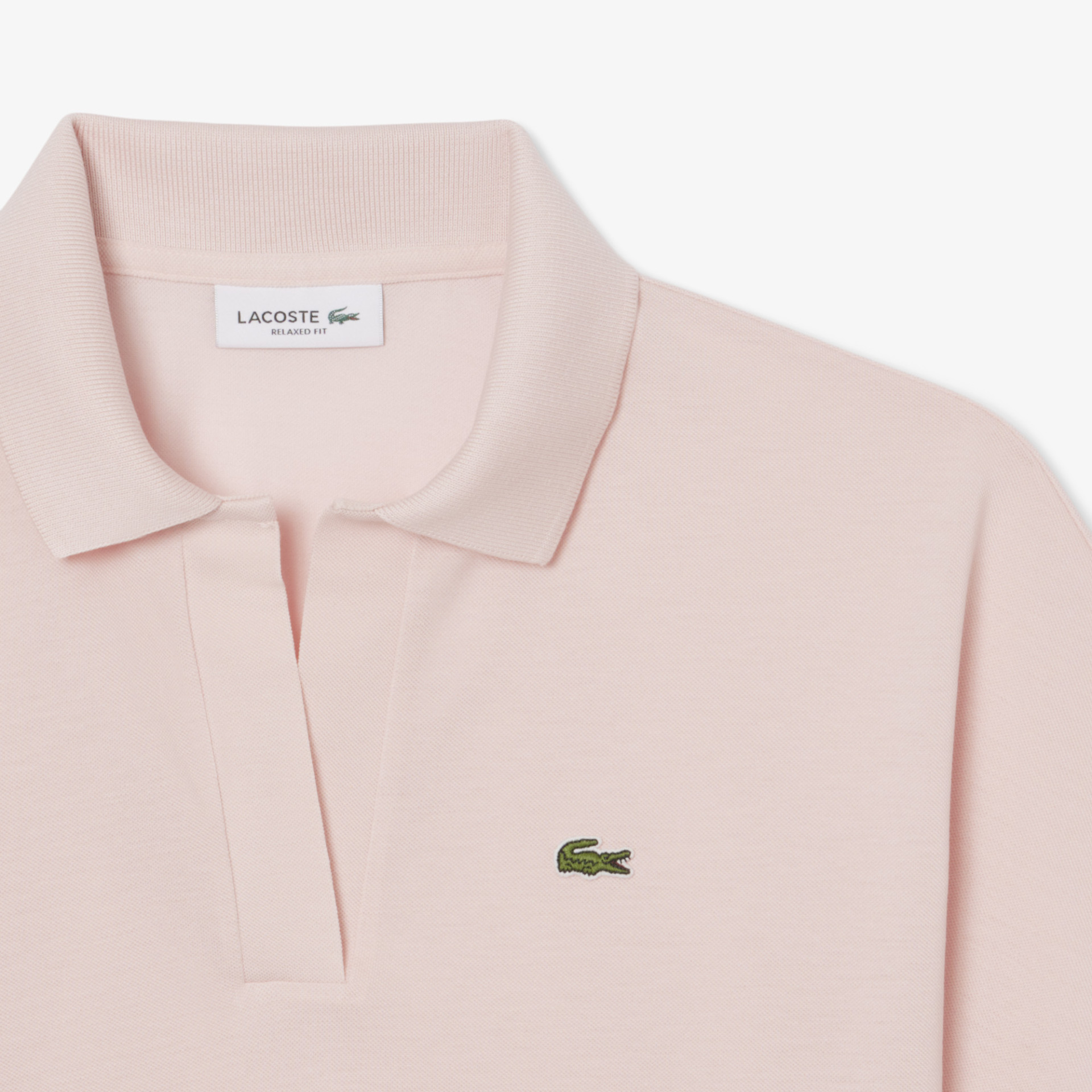 Polo relaxed fit Piqué fluide
