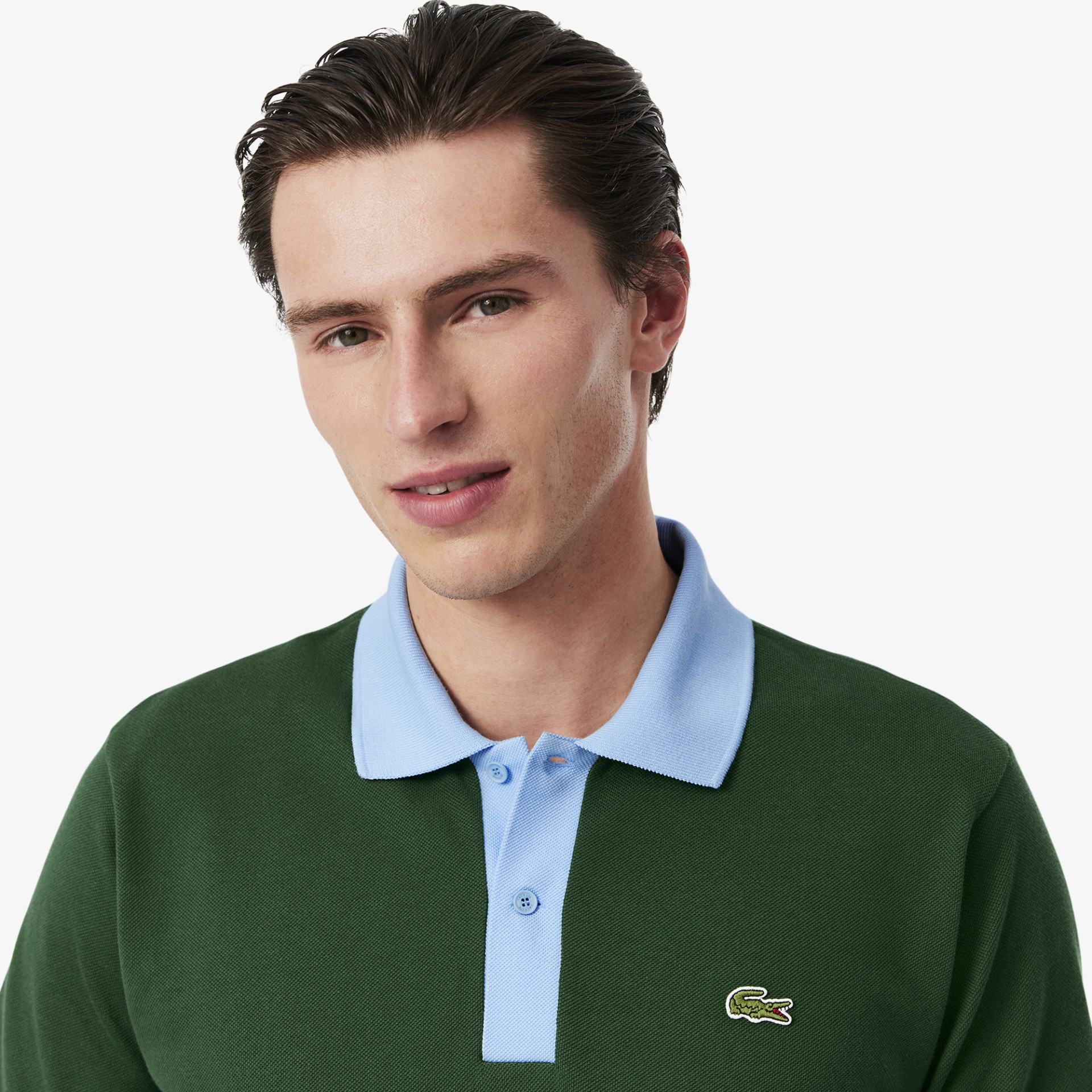 Polo L.12.12 classic fit col contrastant