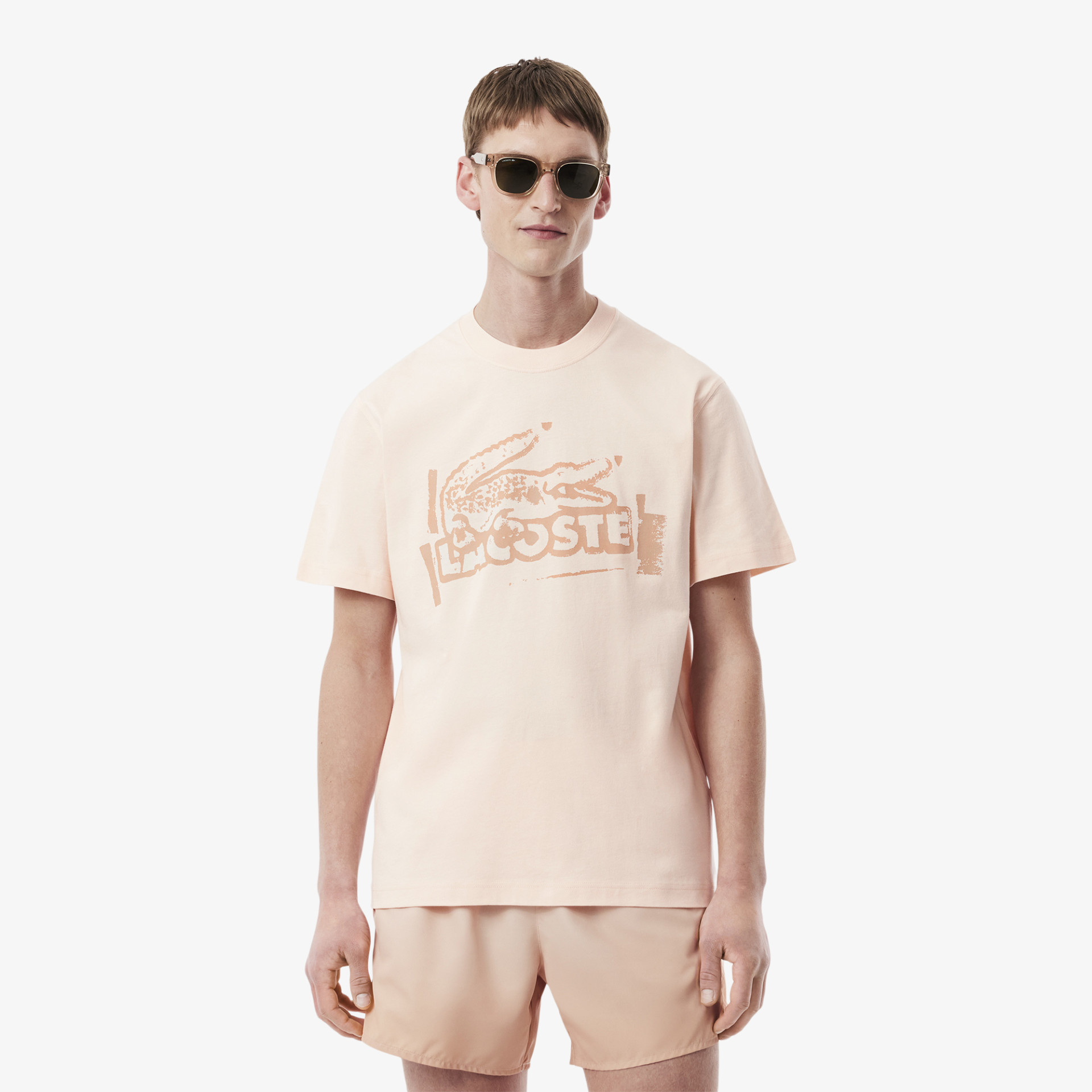 T-shirt jersey de coton imprimé