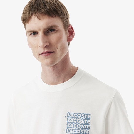 T-shirt jersey de coton graphique