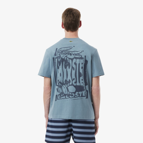 T-shirt jersey de coton graphique