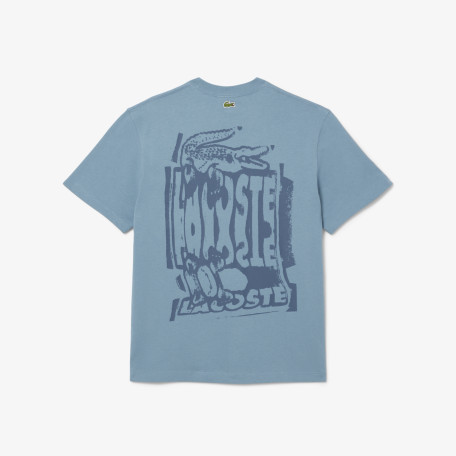 T-shirt jersey de coton graphique