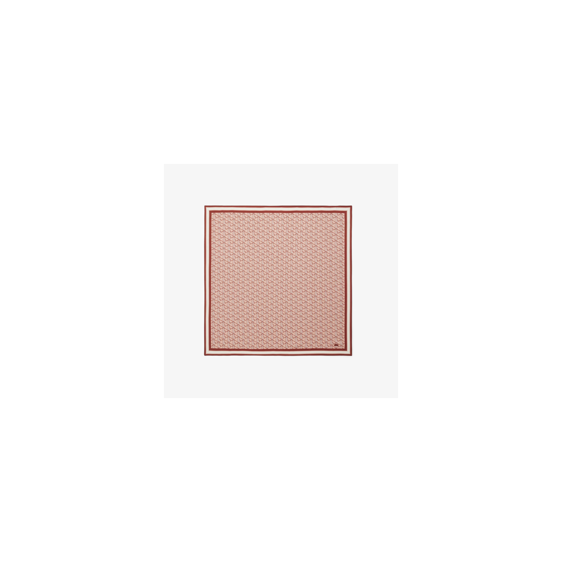 Foulard imprimé monogramme