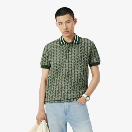 Polo classic fit jacquard monogramme