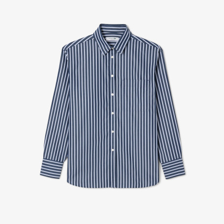 Chemise oversize en popeline de coton