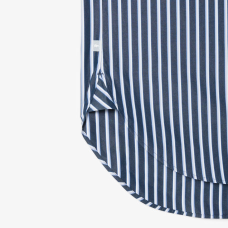 Chemise oversize en popeline de coton