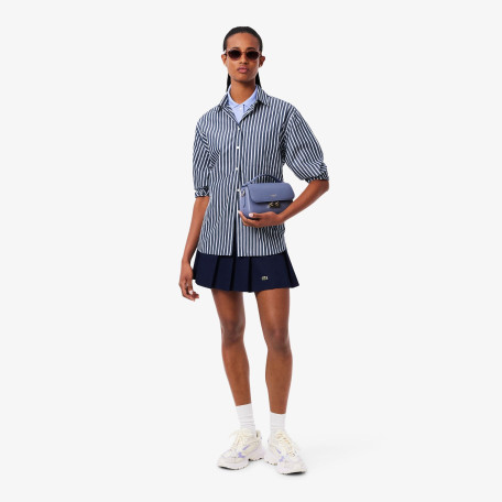 Chemise oversize en popeline de coton