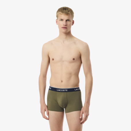 Lot de 3 boxers courts coton stretch