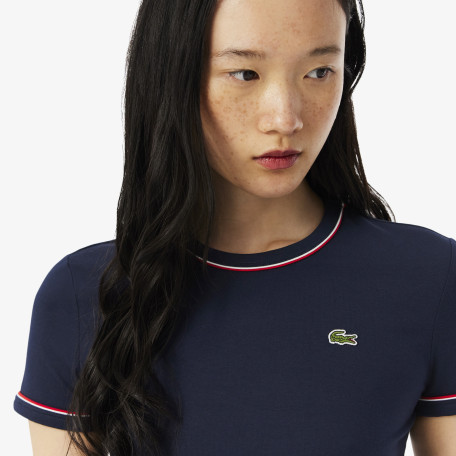 T-shirt jersey liserés contrastants