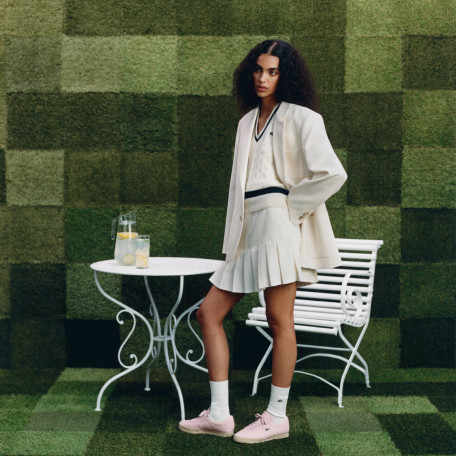Sneakers Aura femme en cuir