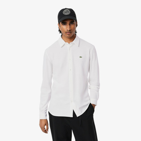 Chemise slim fit Piqué de coton