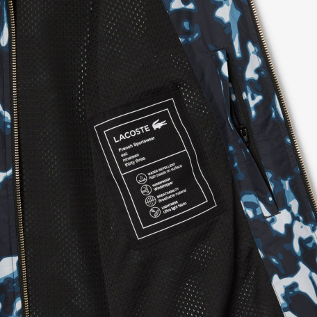 Veste coupe-vent déperlante motif imprimé