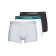 Lot de 3 boxers courts casual unis