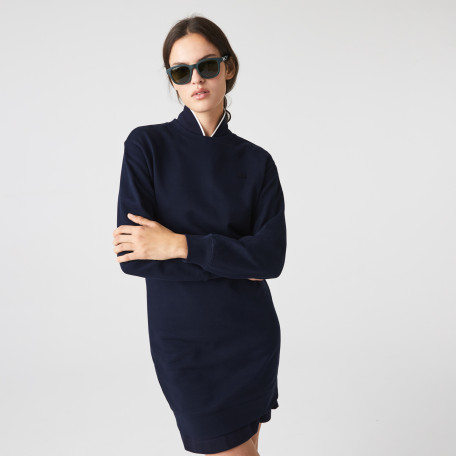 Robe femme loose fit Lacoste en molleton de coton