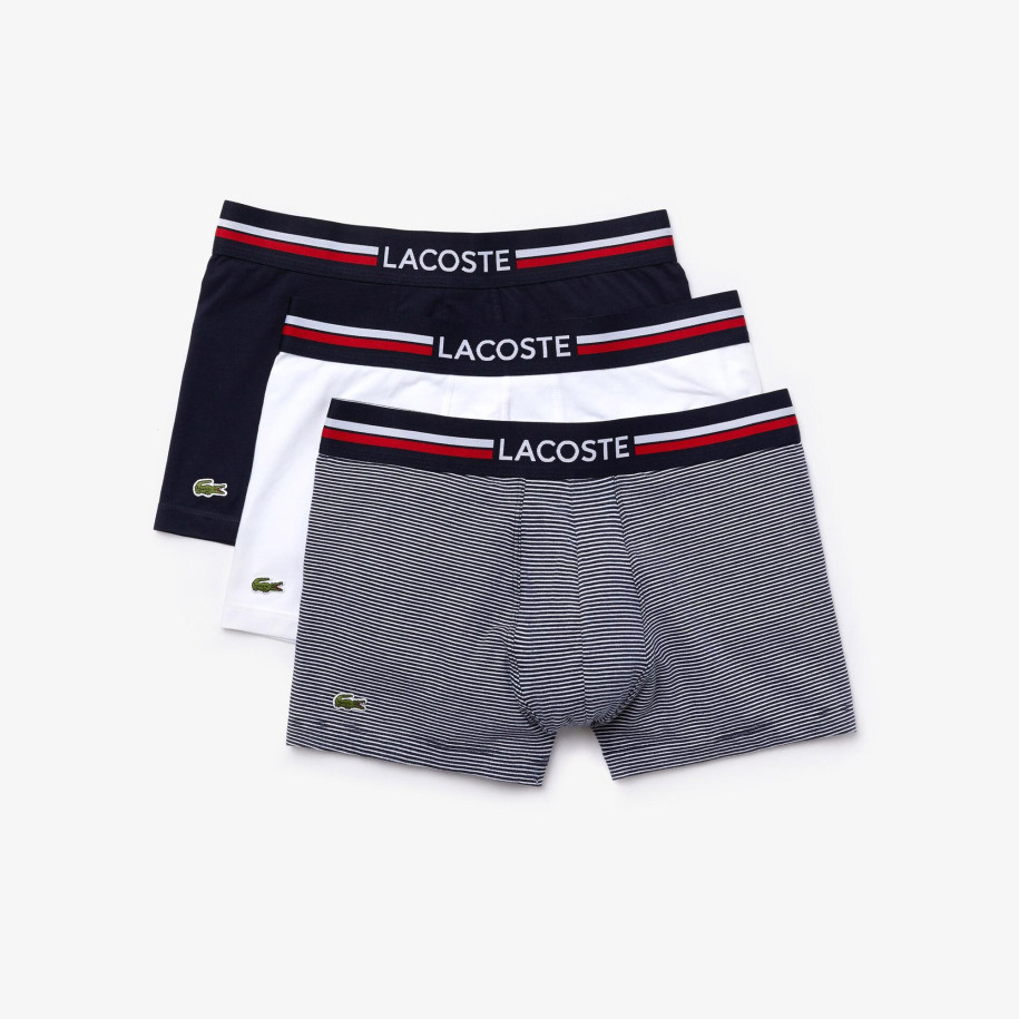 Lot de 3 boxers courts iconic ceinture tricolore