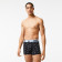 Lot de 3 boxers courts homme en jersey de polyester recyclé